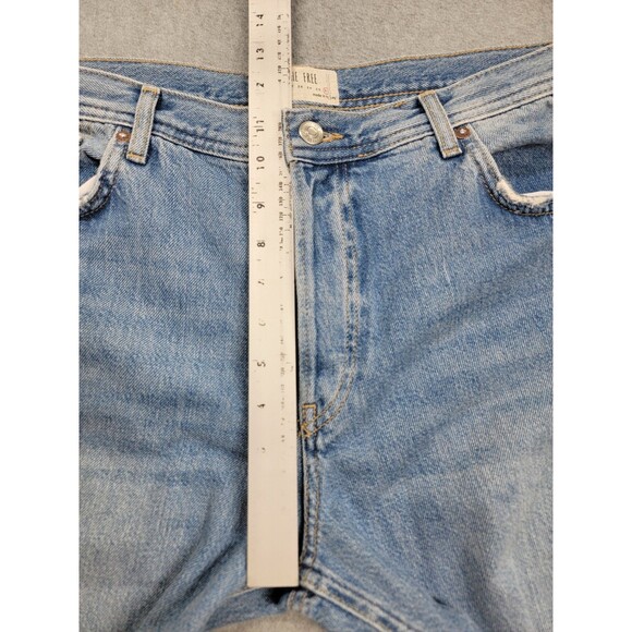 We The Free Womens Jeans 31 34x27 Wide Capri Distressed Light Stretch Button Fly - Picture 7 of 14